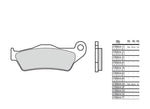 BREMBO Street Sintered Metal Brake pads - 07BB04LA 07BB04LA