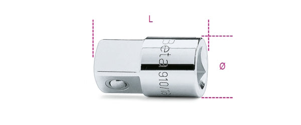 Beta 3/8 '' Female and 1/2 '' Male Adaptor 009100814