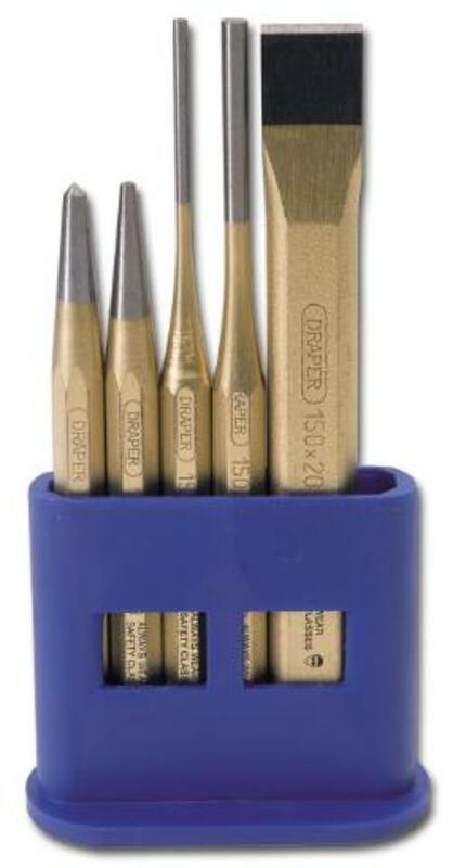 DRAPER Chisel and Punch Set 5pcs 13042.0