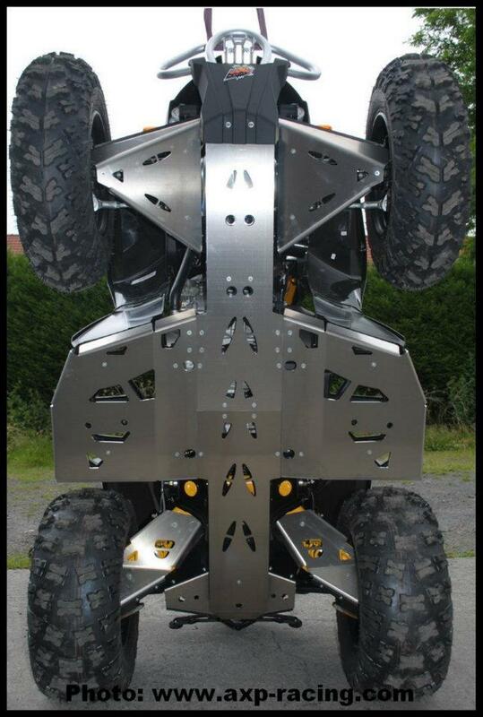 AXP Central skid plate - Aluminium 6mm Can-Am Renegade G2 AX1220