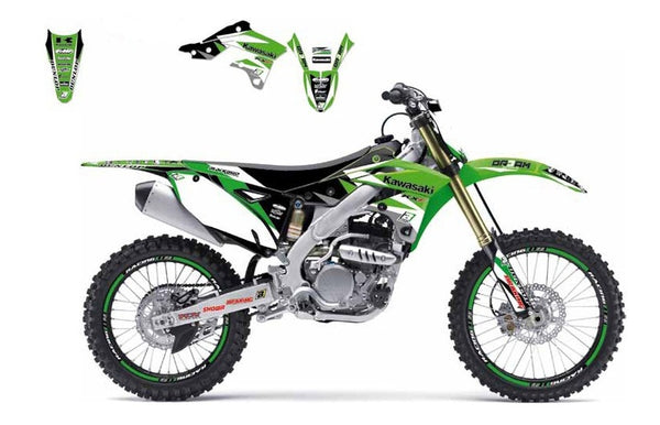 BLACKBIRD Dream Graphic 3 Graphic Kit Kawasaki KX500 2417E