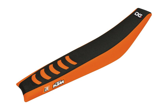 BLACKBIRD Double Grip 3 Sadelöverdrag – Svart/Orange – KTM 1511H