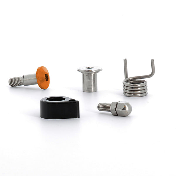 ART Foldable Clutch Lever Mounting Kit Orange LCF-MXK-G-OR