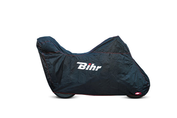 BIHR Indoor Protective Cover H20 Black - Moto / Scooter with Top case and Windscreen - STCHS-S