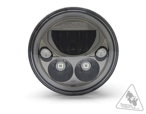 DENALI M7 LED-strålkastare Ø177 mm – Svart Krom (TT-M7E)