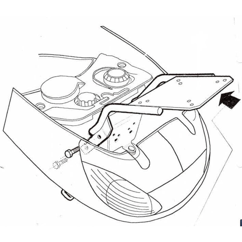 SHAD Top Master Fitting Set - Peugeot P0V59T