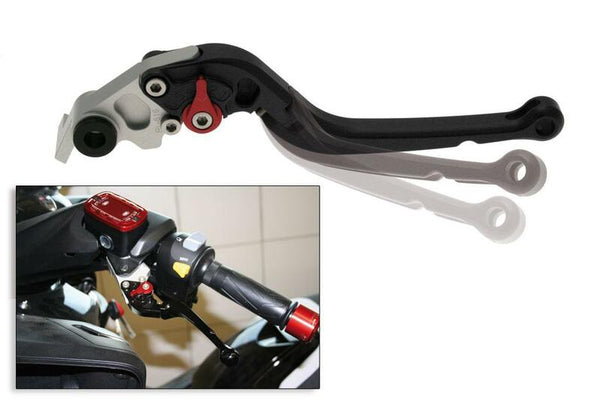 BIHR Left Foldable Lever Anodized Aluminium BlackA31F-4005L