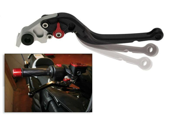 BIHR Right Foldable Lever Anodized Aluminium BlackA32F-4006L