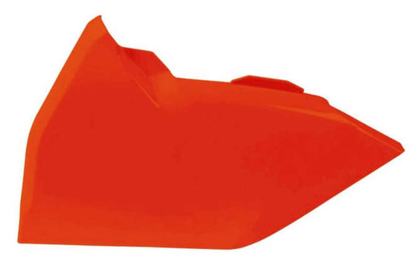 RACETECH Left Air Box Cover Left Side Neon Orange KTM R-FIKTMANSX16