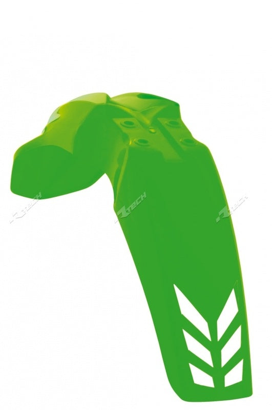 RACETECH Front Fender Neon Green USA Kawasaki KX250F R-PAKXFVF9913
