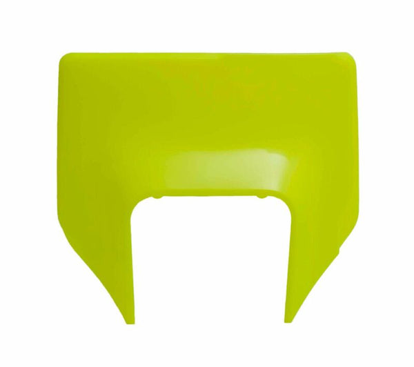 Racetech Front Plate Neon Yellow Husqvarna R-Maskhsqgf20