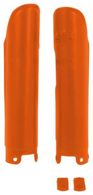 RACETECH Fork Guards - Orange R-PSKTMAR0000