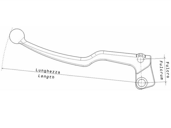 DOMINO Clutch Lever Black 2071.61