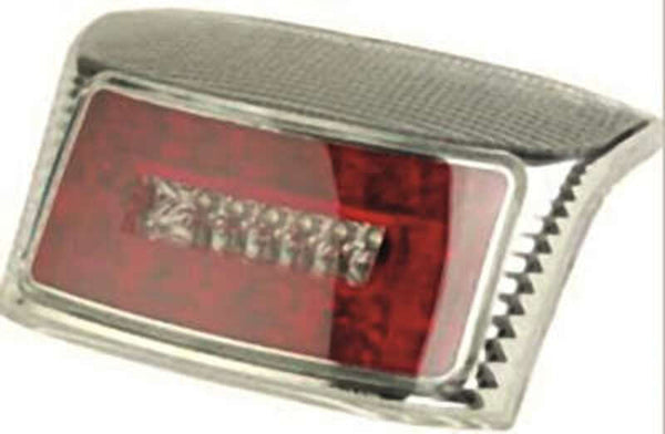 V PARTS Rear Light R8 type LED Chromed MBK/Yamaha 6F1B1R0S2B