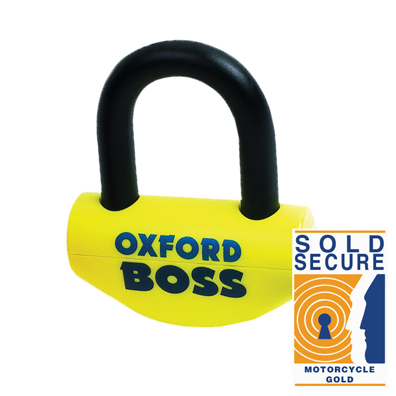 Oxford Big Boss Disc Lock - Ø16mm Yellow OF46