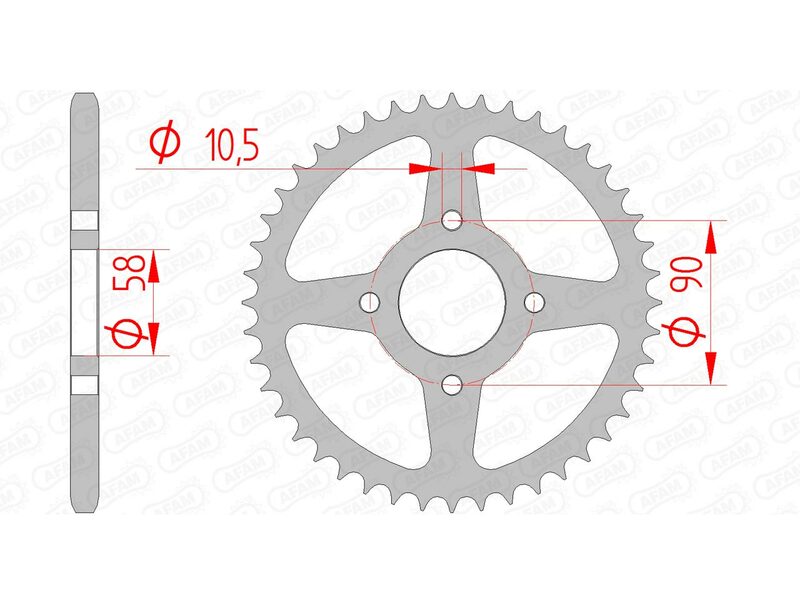 AFAM Steel Standard Bakdrev 10221 - 520