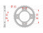 AFAM Steel Standard Rear Sprocket 10235 - 428