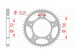 AFAM Steel Standard Rear Sprocket 10613 - 525