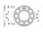 AFAM Aluminium Ultra-Light Rear Sprocket 11509 - 520