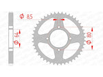 AFAM Steel Standard Rear Sprocket 12200 - 428