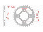 AFAM Steel Standardní zadním sprock 12214 - 520