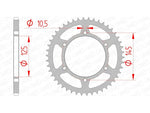 AFAM Steel Standard Rear Sprocket 12305 - 520