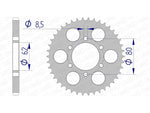 AFAM Aluminium Ultra-Light Hard Anodized Rear Sprocket 13208 - 428