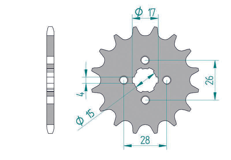 AFAM Steel Standard Framdrev 20104 - 420