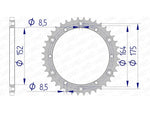 AFAM Aluminium Rear Sprocket 13500 - 520