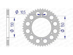 AFAM Aluminium Rear Sprocket 13604 - 520