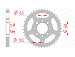 AFAM Steel Standard Bakdrev 14101 - 428