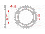 AFAM Steel Standardní zadním Sprock 14506 - 525