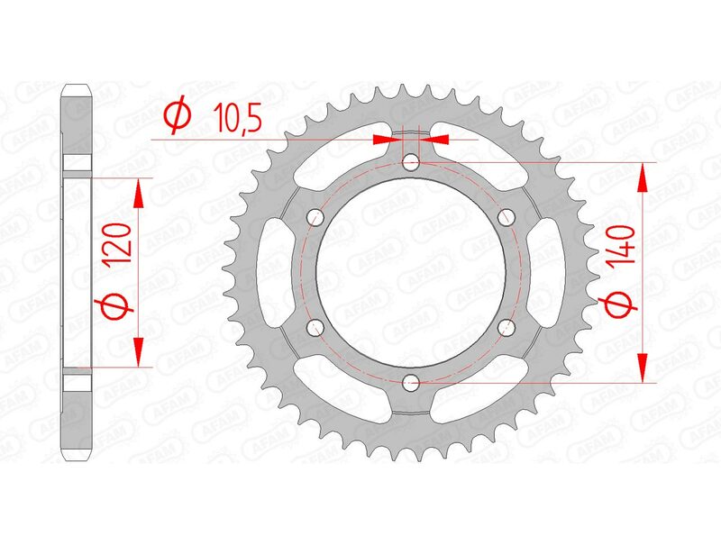 AFAM Steel Standard Bakdrev 14507 - 525