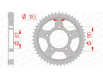 AFAM Steel Standard Rear Sprocket 14601 - 530