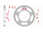 AFAM Steel Standard Rear Sprocket 14604 - 525