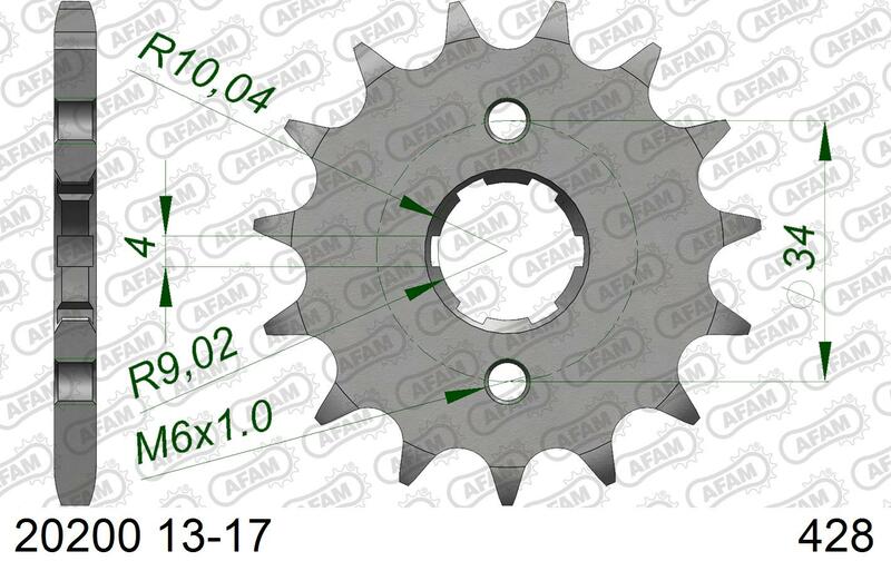 AFAM Steel Standard Framdrev 20200 - 428