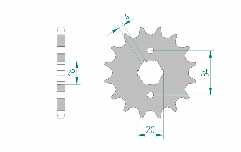 AFAM Steel Standard Framdrev 20200 - 428