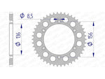 AFAM Aluminium Rear Sprocket 15206 - 520