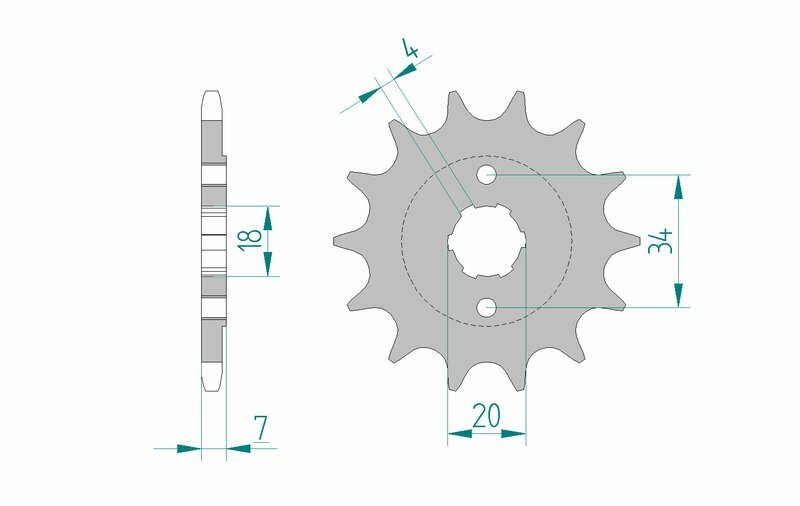 AFAM Stål Standard Framdrev 20202 - 520