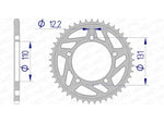 AFAM Aluminium Rear Sprocket 165801 - 520