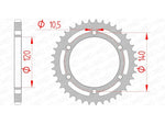 AFAM Steel Standard Back Sprock 16605 - 525