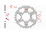 AFAM Steel Standard Rear Sprocket 16610 - 525