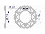 AFAM Aluminium Bakdrev 17206 - 520