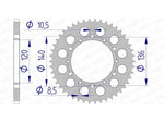 AFAM Aluminium Rear Sprocket 17404520