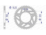 AFAM Aluminium Rear Sprocket 36801 - 520