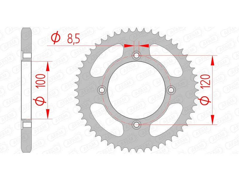 AFAM Steel Standard Bakdrev 38200 - 428