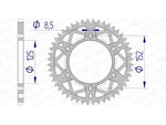 AFAM Aluminium Ultra-Light Självrengörande Bakdrev 39300 - 520