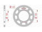 AFAM Steel Standard Rear Sprocket 47103 - 420