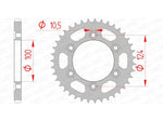 AFAM Steel Standard Rear Sprocket 50609 - 525