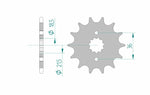 AFAM Steel Standard Front Sprocket 20304 - 520